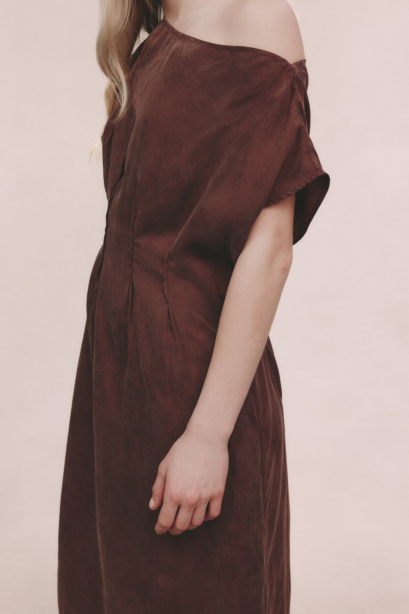 GAIA DRESS - CHOCOLATE