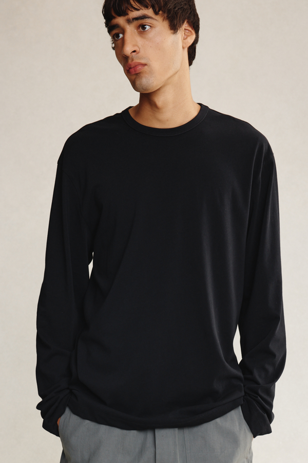 KOSTA LONG SLEEVE TEE - BLACK