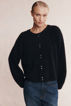 BABETTE CARDIGAN. - BLACK