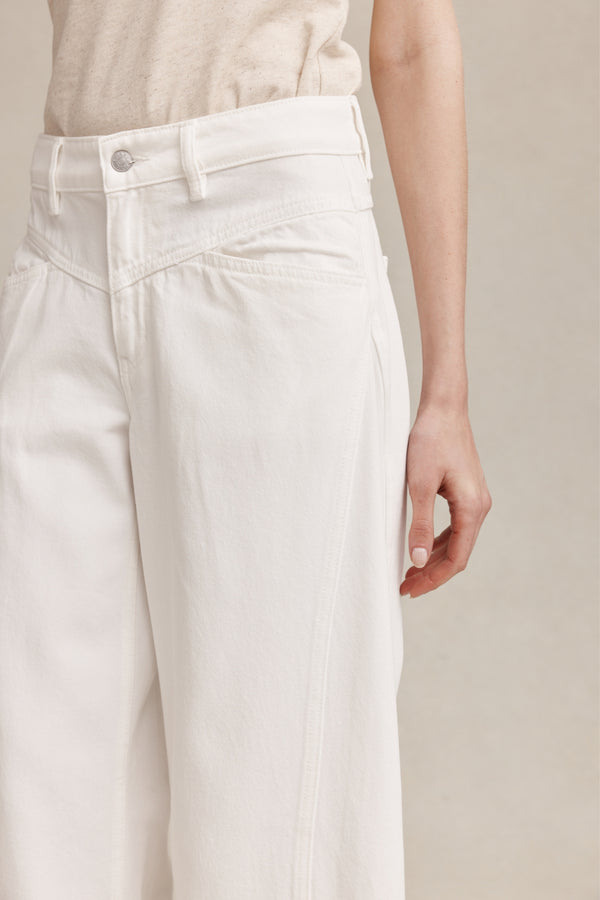 CROSS STITCH JEAN - BLANC