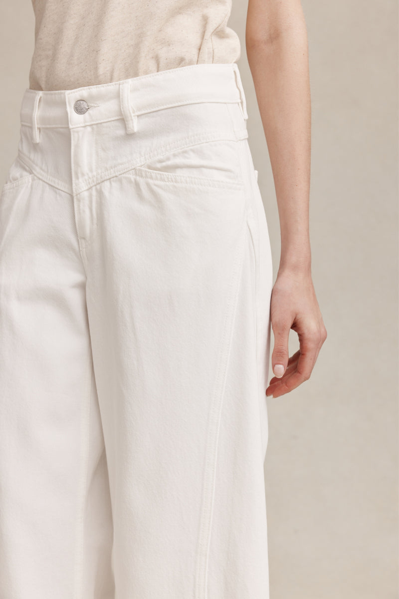 CROSS STITCH JEAN - BLANC