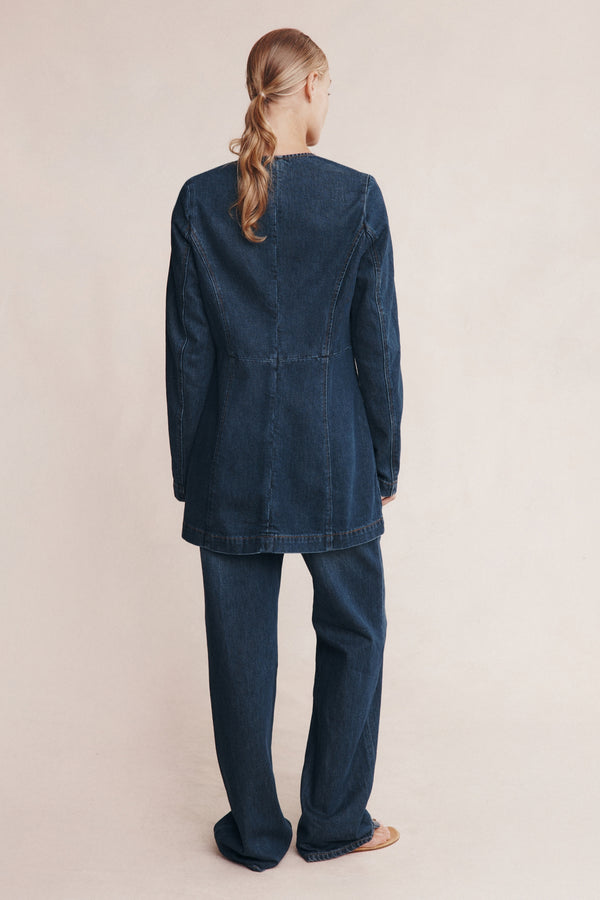RIANA JACKET - DARK WASH