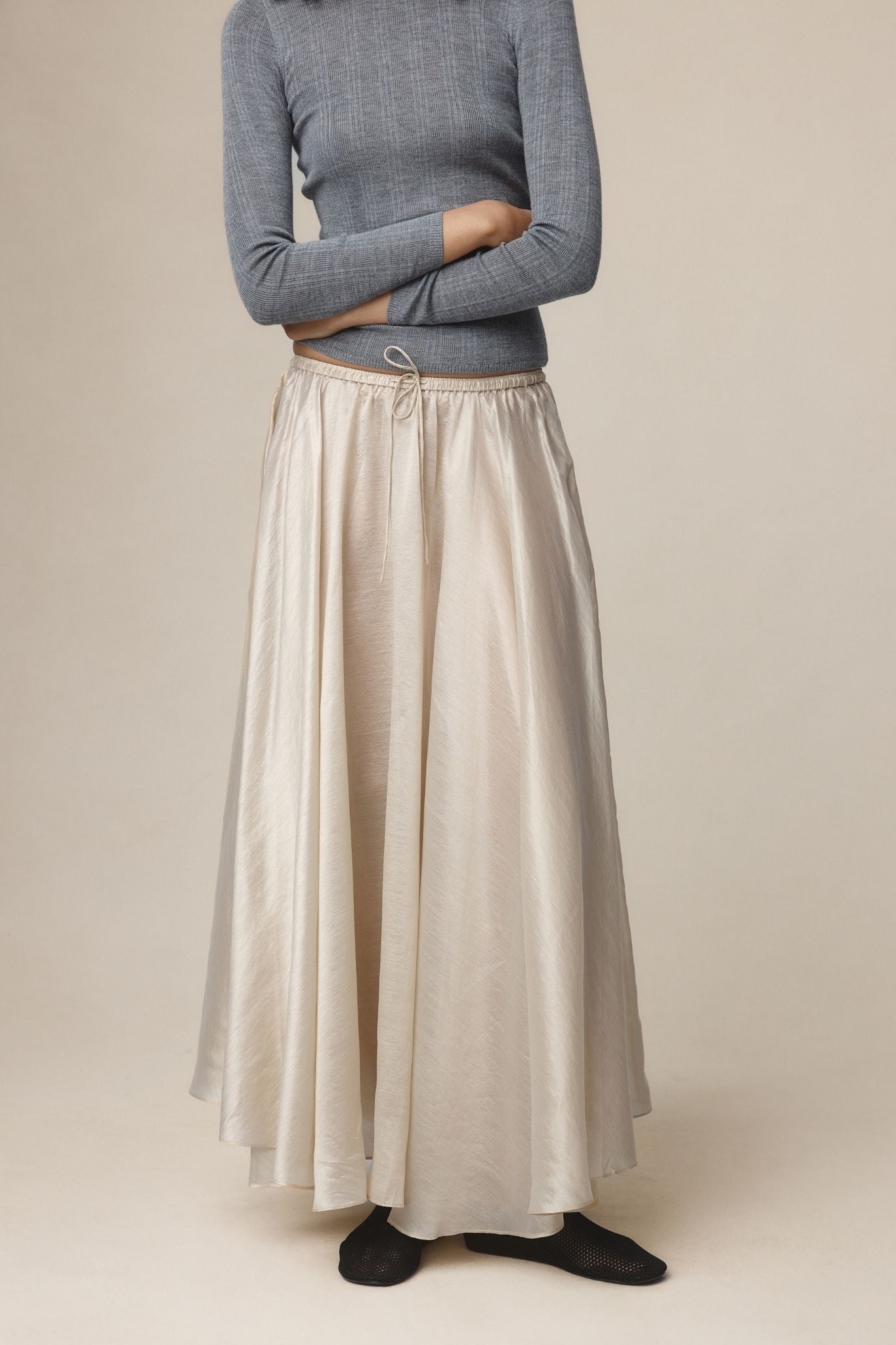 BAYLEY SKIRT - CHAMPAGNE