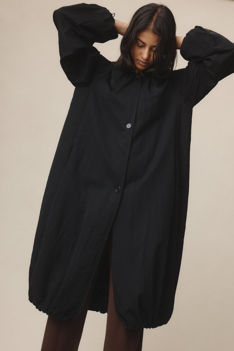 EUGENE COAT - BLACK