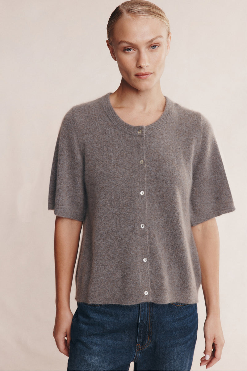 ORIELLE CARDIGAN - SQUIRREL