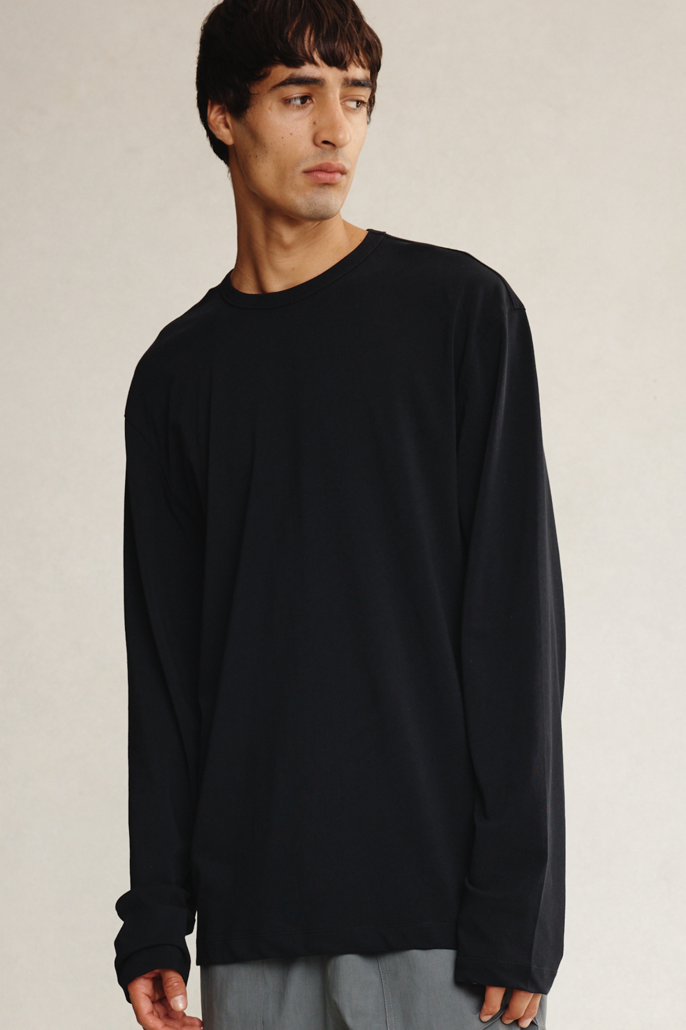 KOSTA LONG SLEEVE TEE - BLACK