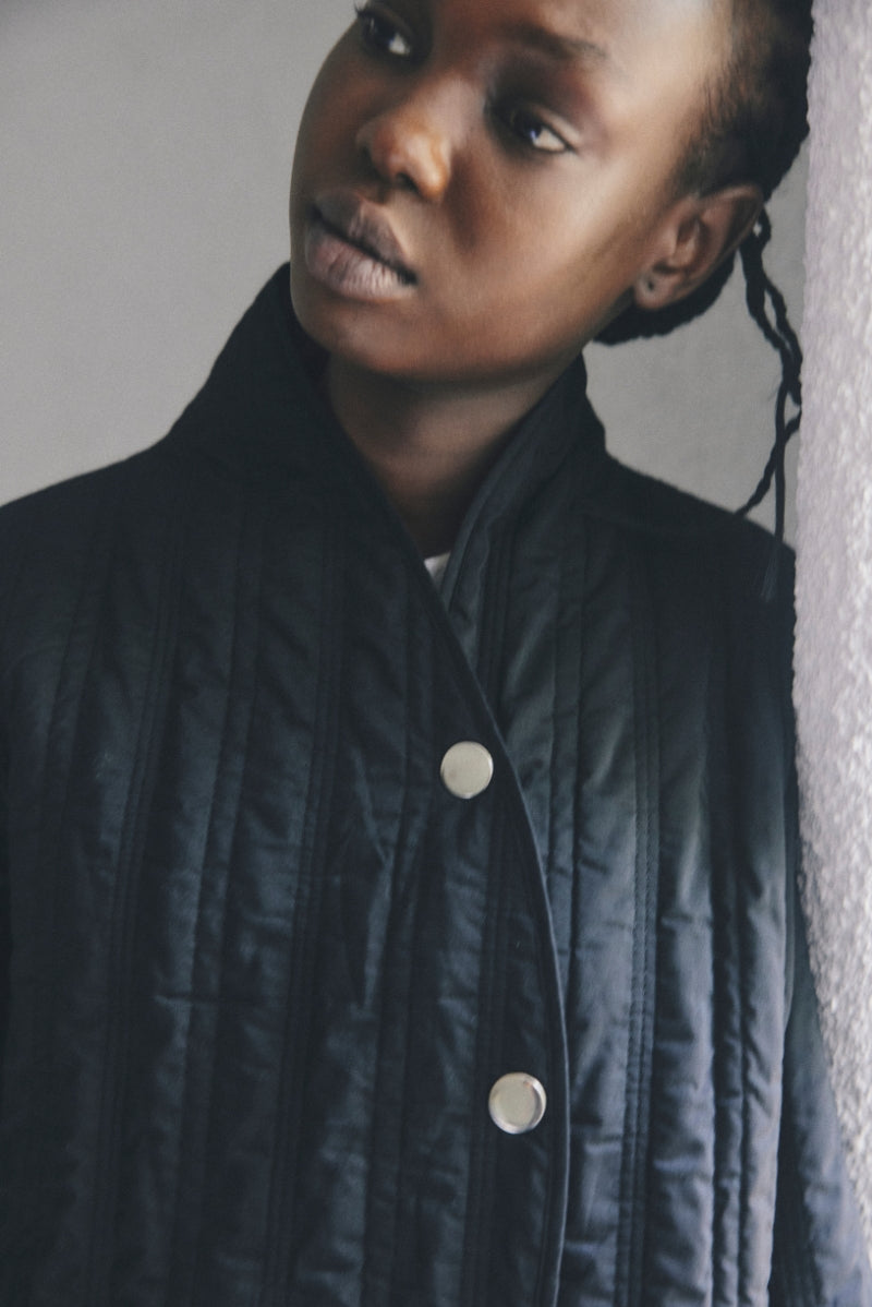 AGNES JACKET - BLACK / TAPENADE