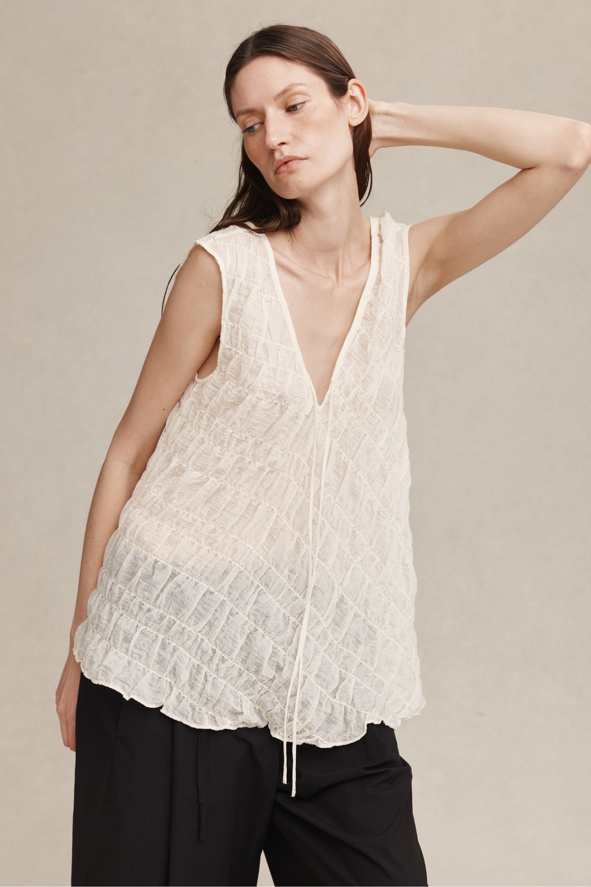 BLANCHE TOP - IVORY