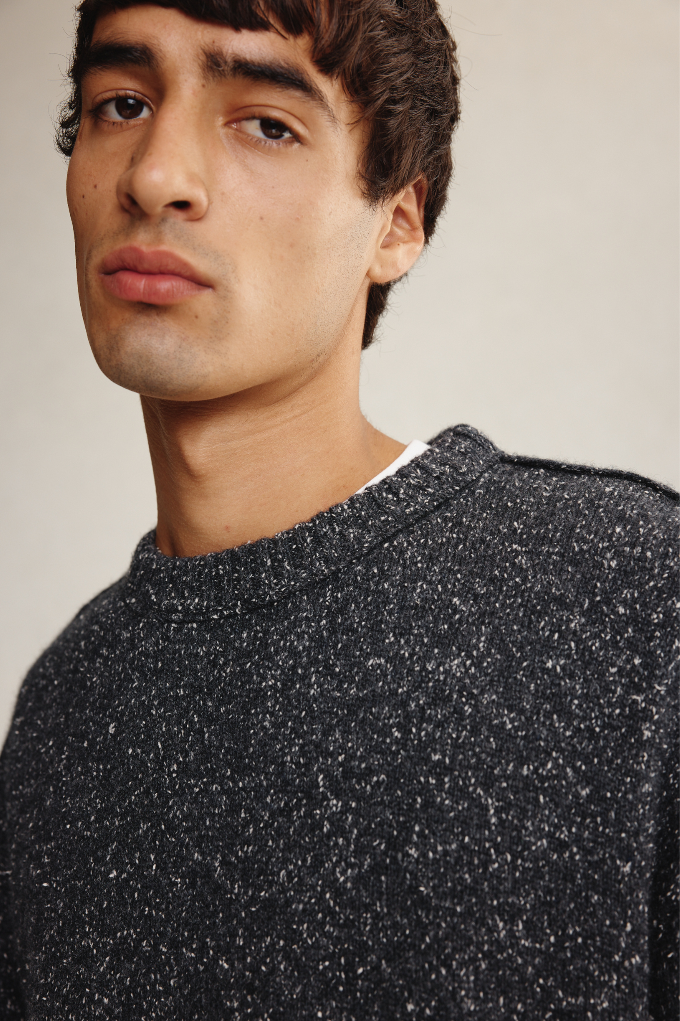 DIMITRI SWEATER - CHARCOAL GRAIN