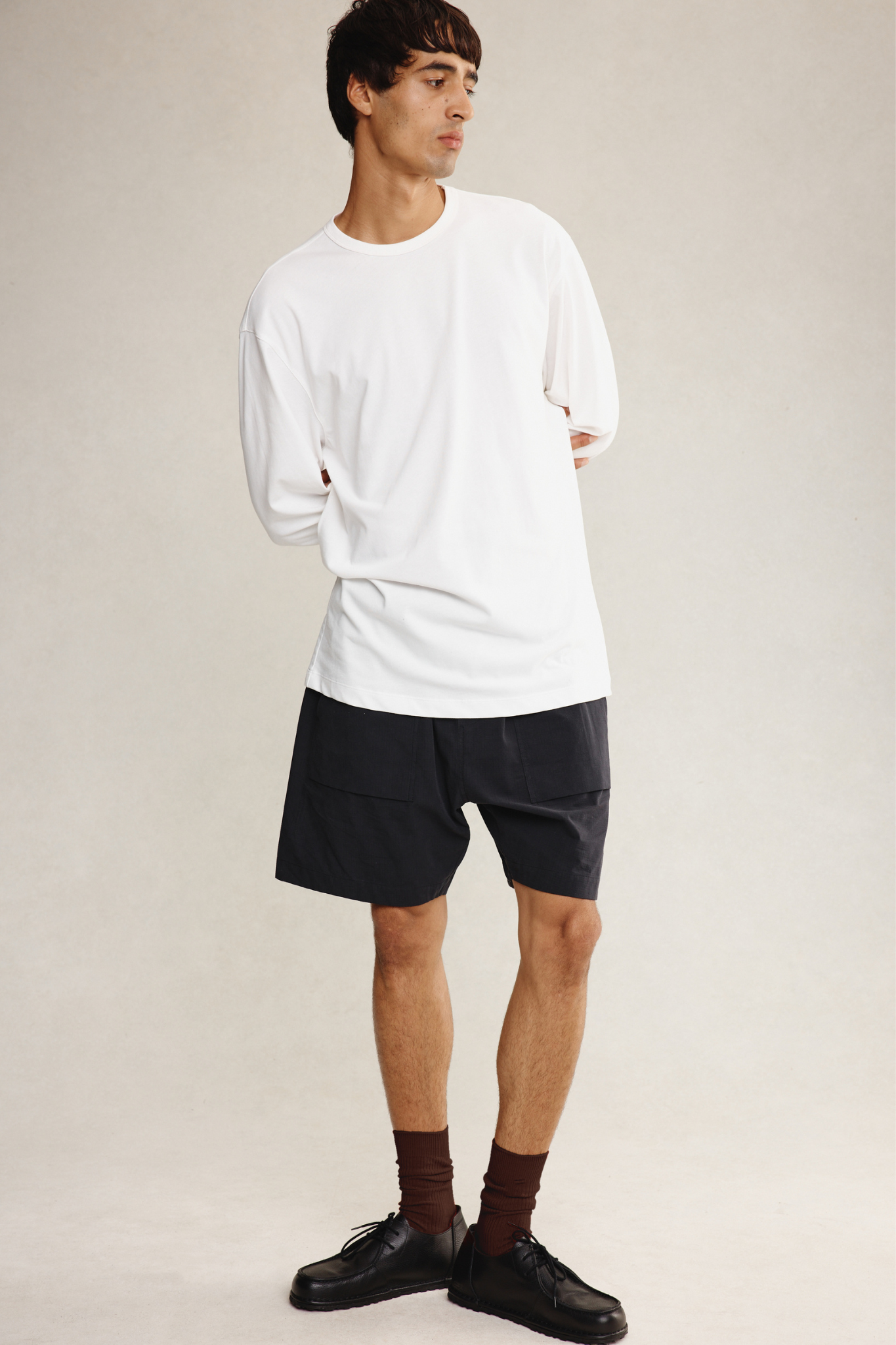 KOSTA LONG SLEEVE TEE - IVORY