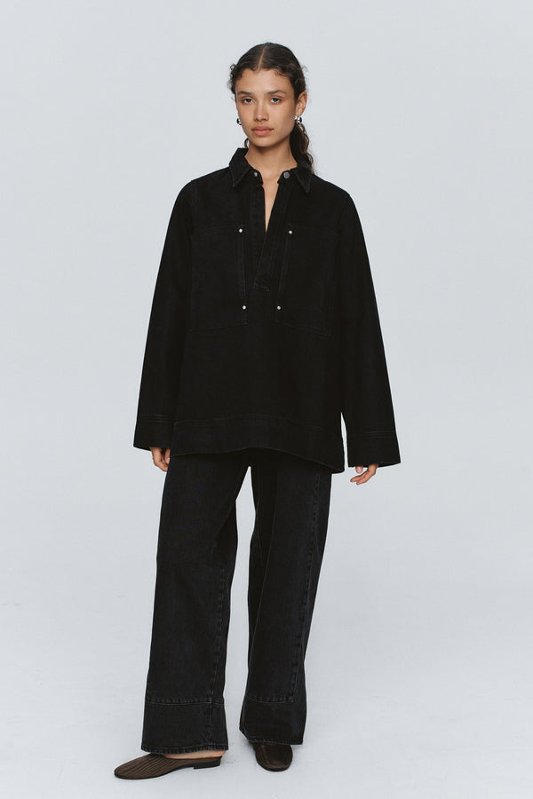 ELKA SHIRT - BLACK