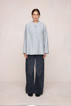 FREDDY SHIRT - CHARCOAL STRIPE