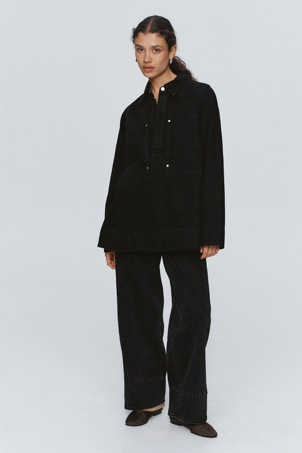 ELKA SHIRT - BLACK