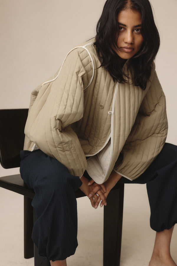 AGNES JACKET - PUTTY