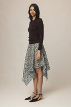 INEZ SKIRT - ECHO PRINT