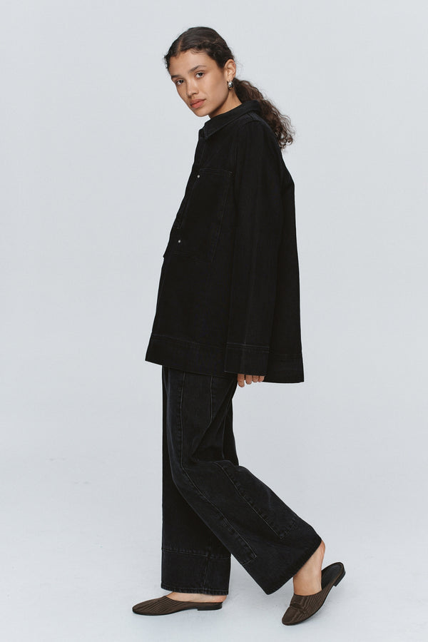 ELKA SHIRT - BLACK