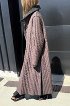 ELI COAT - BLACK / TAPENADE