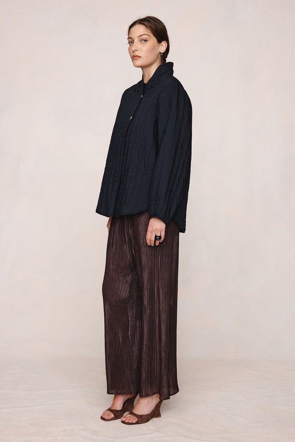 AGNES JACKET - BLACK / TAPENADE