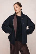 AGNES JACKET - BLACK / TAPENADE