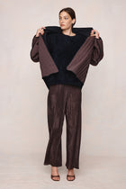 AGNES JACKET - BLACK / TAPENADE