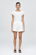 ALISA SHORT - BLANC