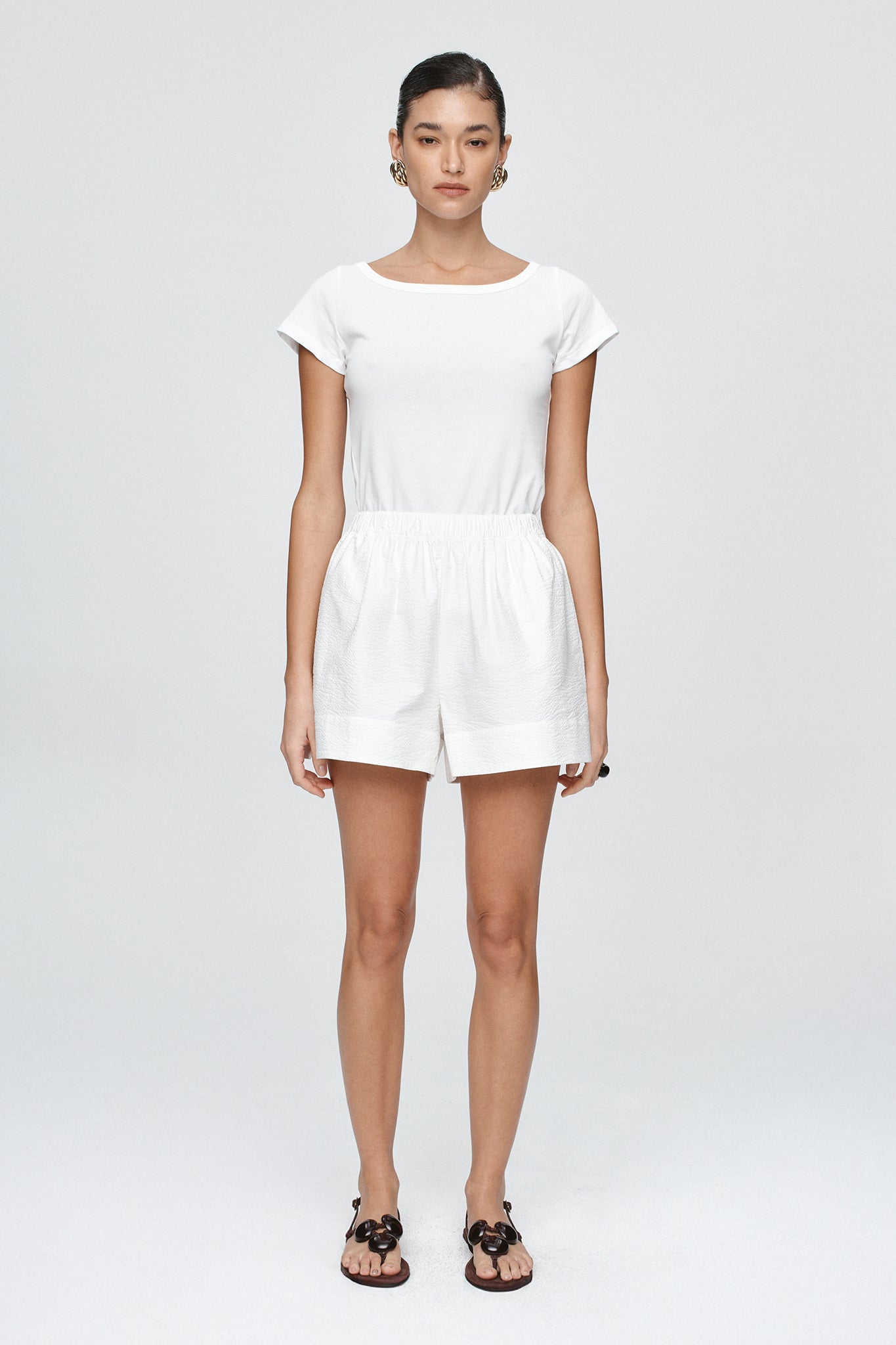 ALISA SHORT - BLANC