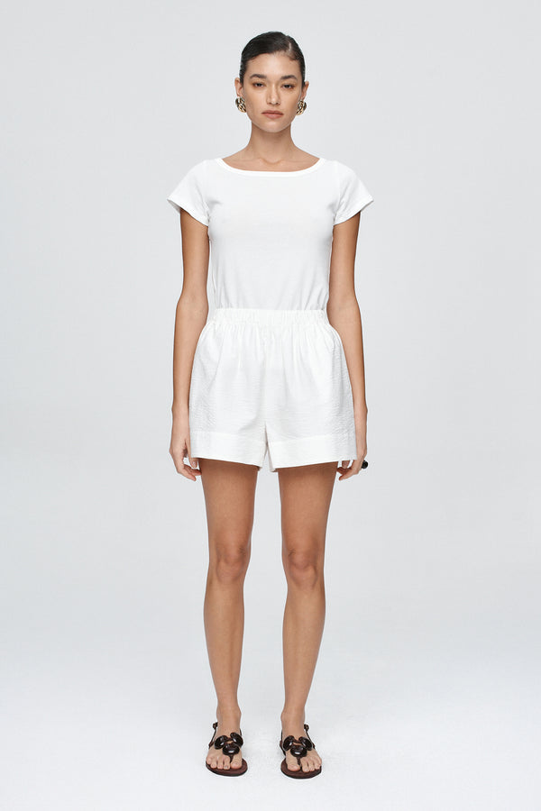 ALISA SHORT - BLANC