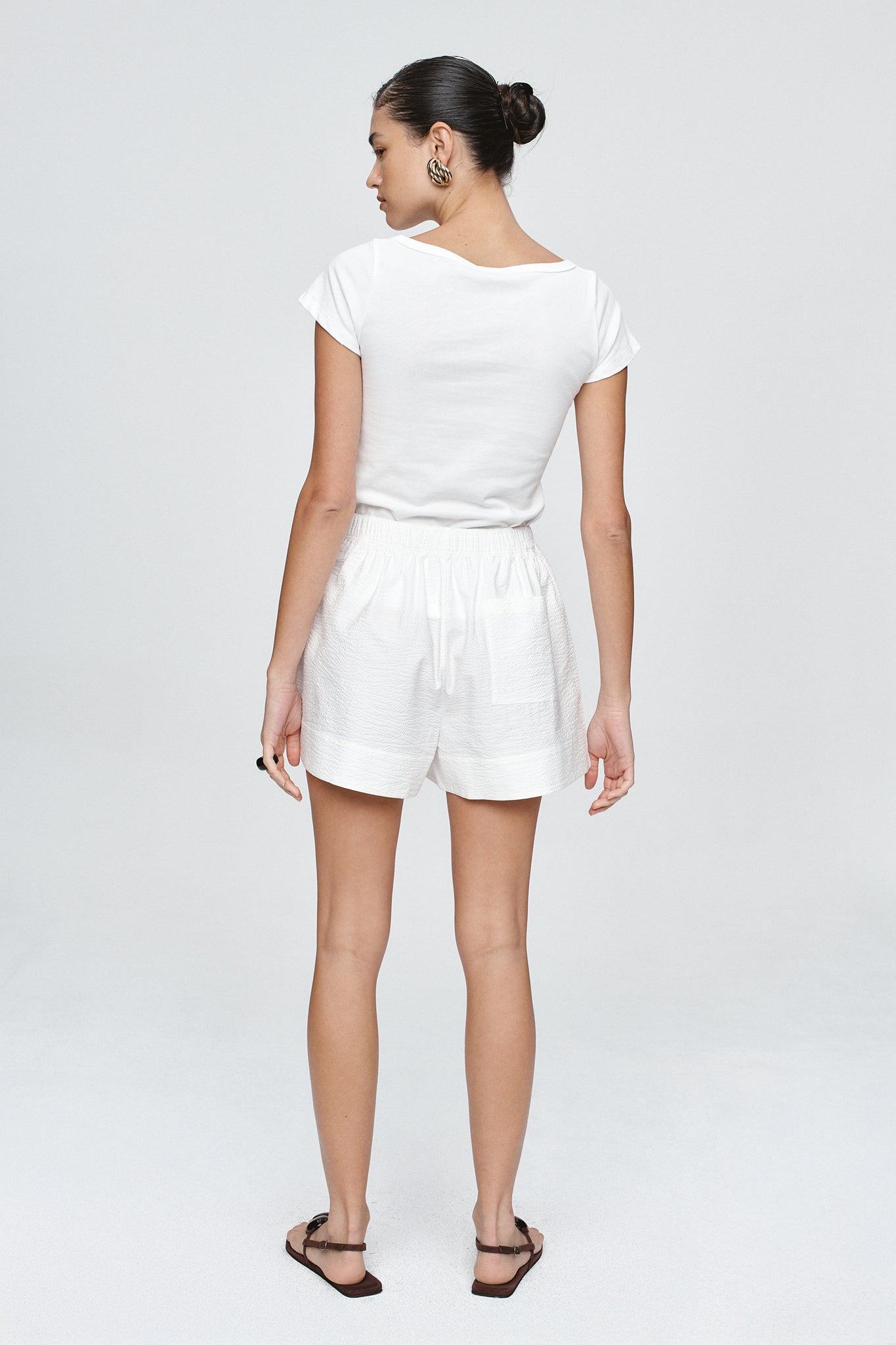 ALISA SHORT - BLANC