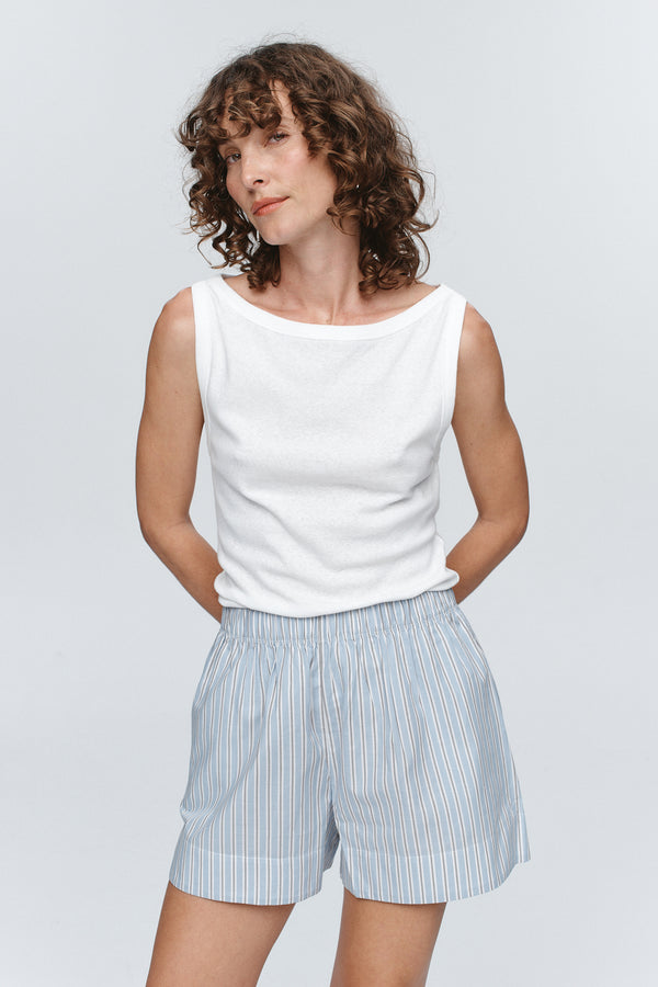 ALISA SHORT - BLEU STRIPE