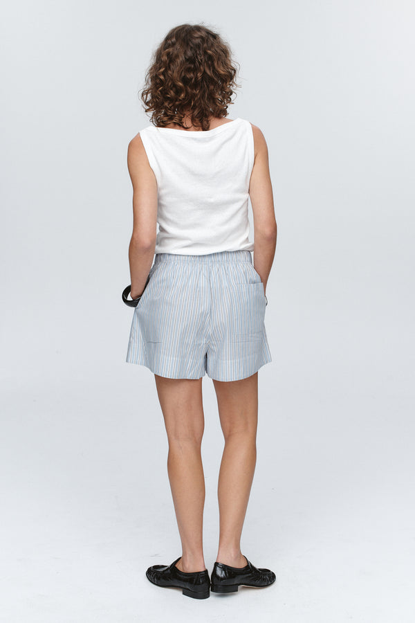 ALISA SHORT - BLEU STRIPE