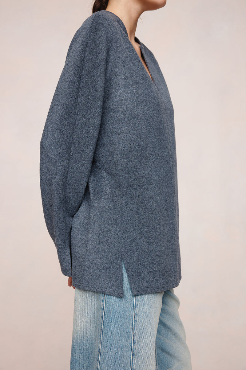 ANAH TOP - CHARCOAL