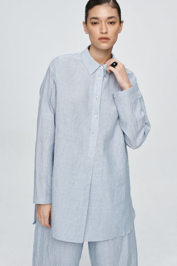 ANDERS DRESS - BLEU STRIPE