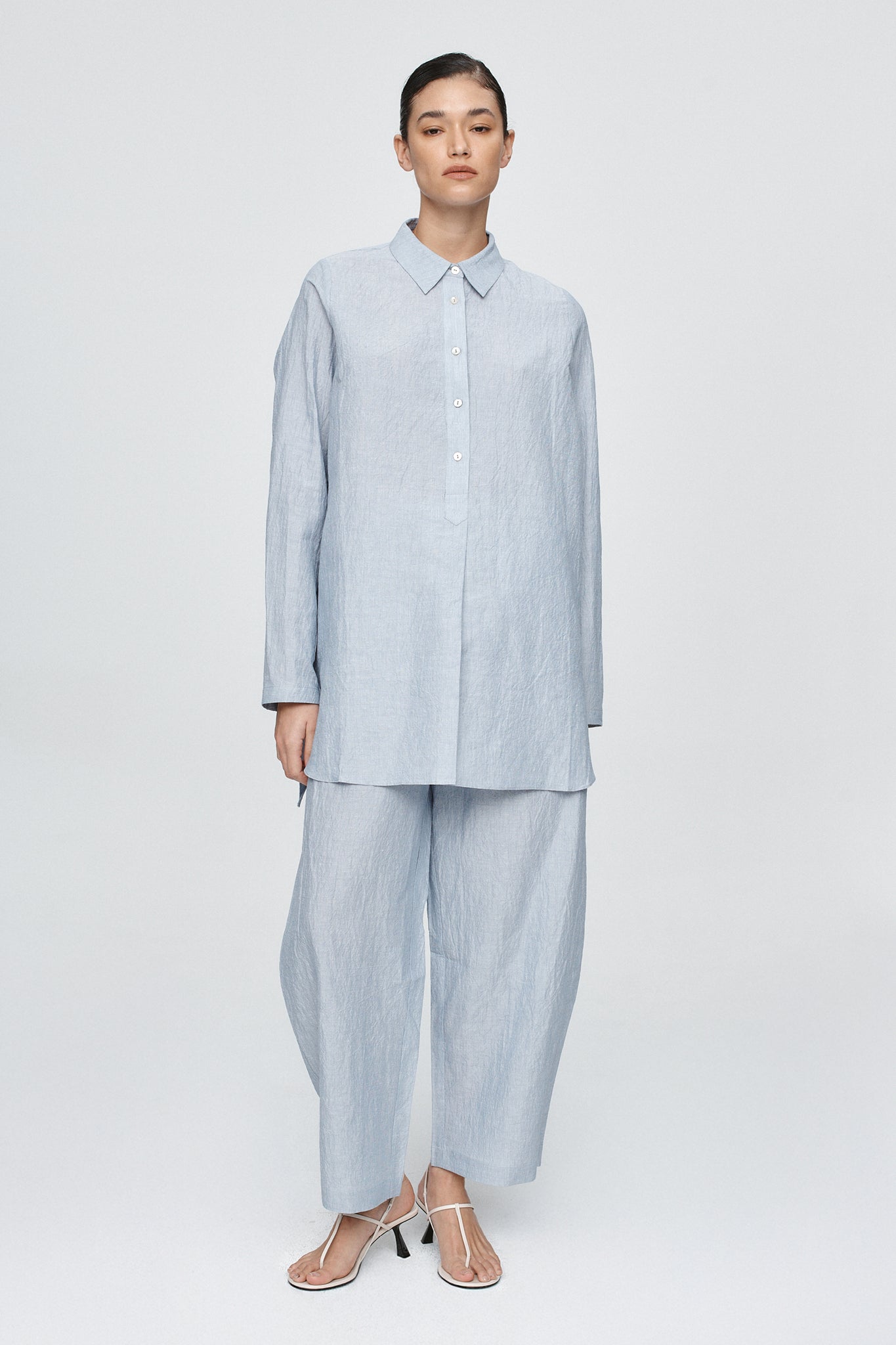 ANDERS DRESS - BLEU STRIPE