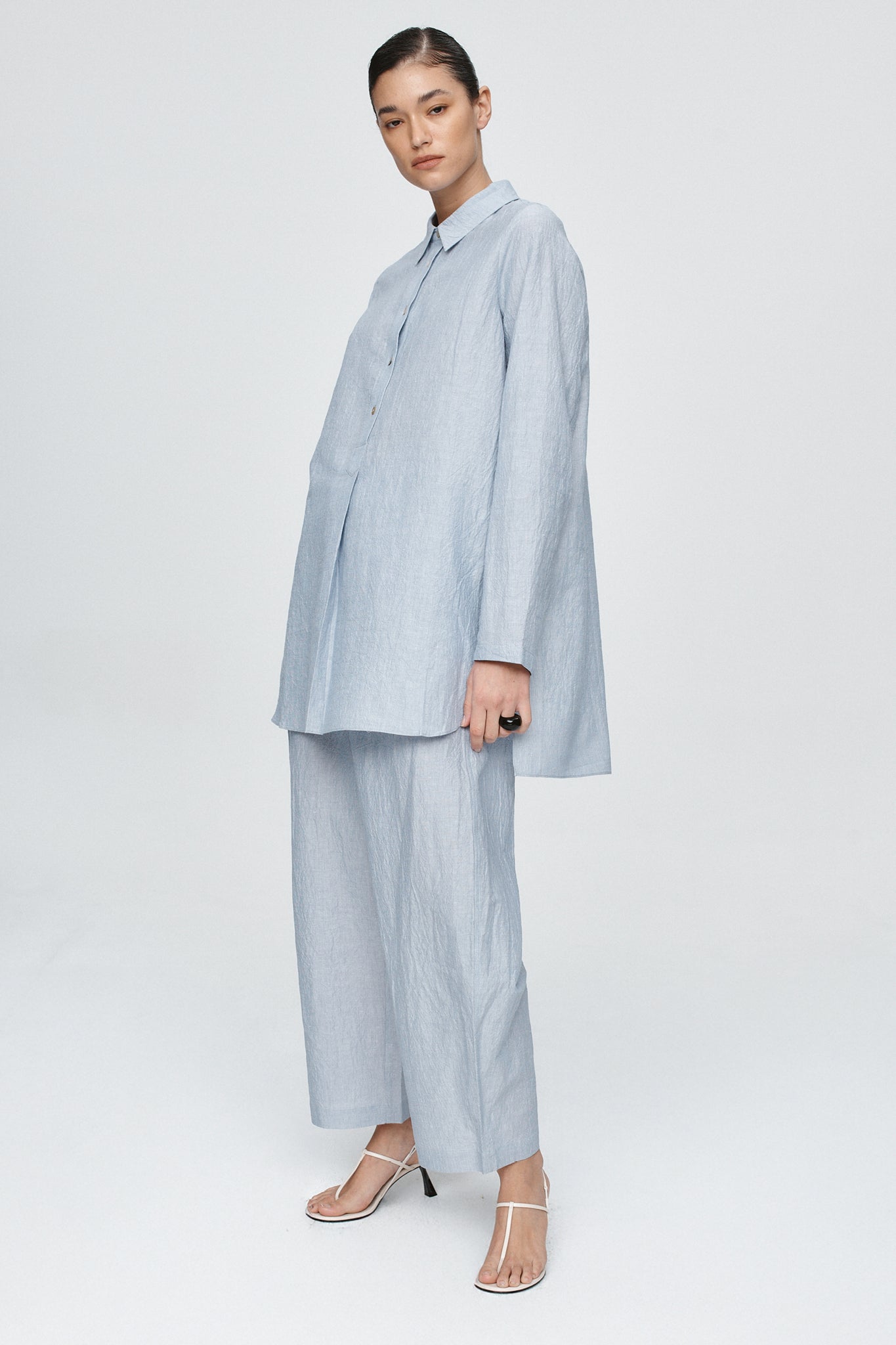 ANDERS DRESS - BLEU STRIPE