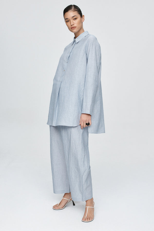 ANDERS DRESS - BLEU STRIPE