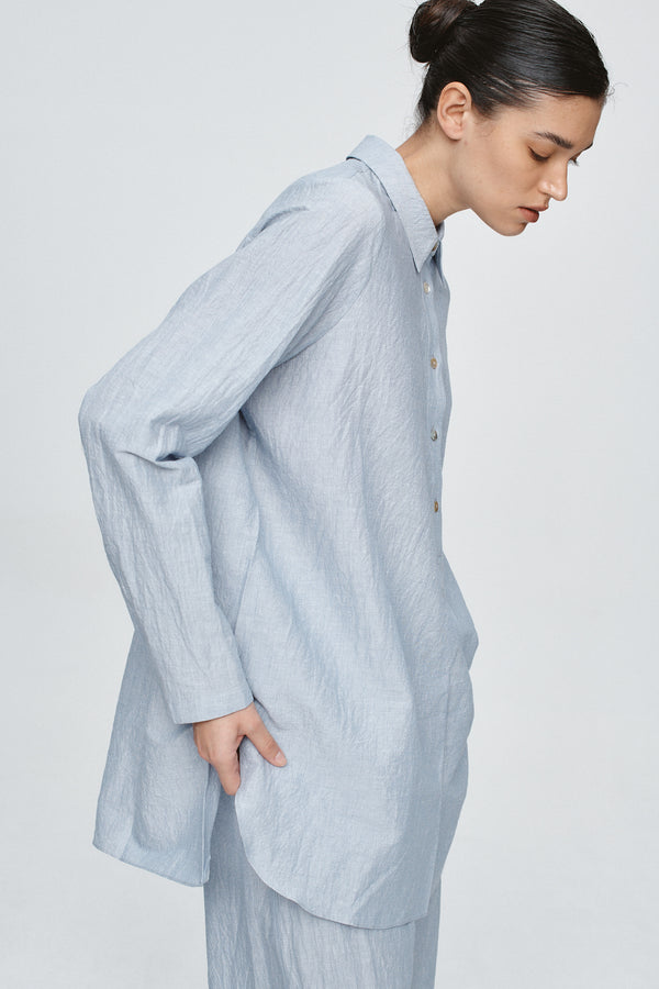 ANDERS DRESS - BLEU STRIPE