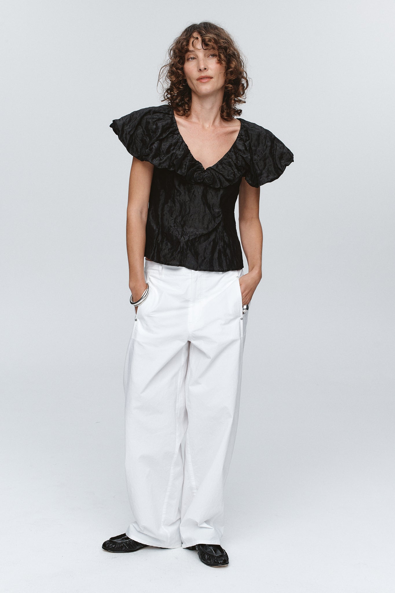 ANDRE TOP - BLACK