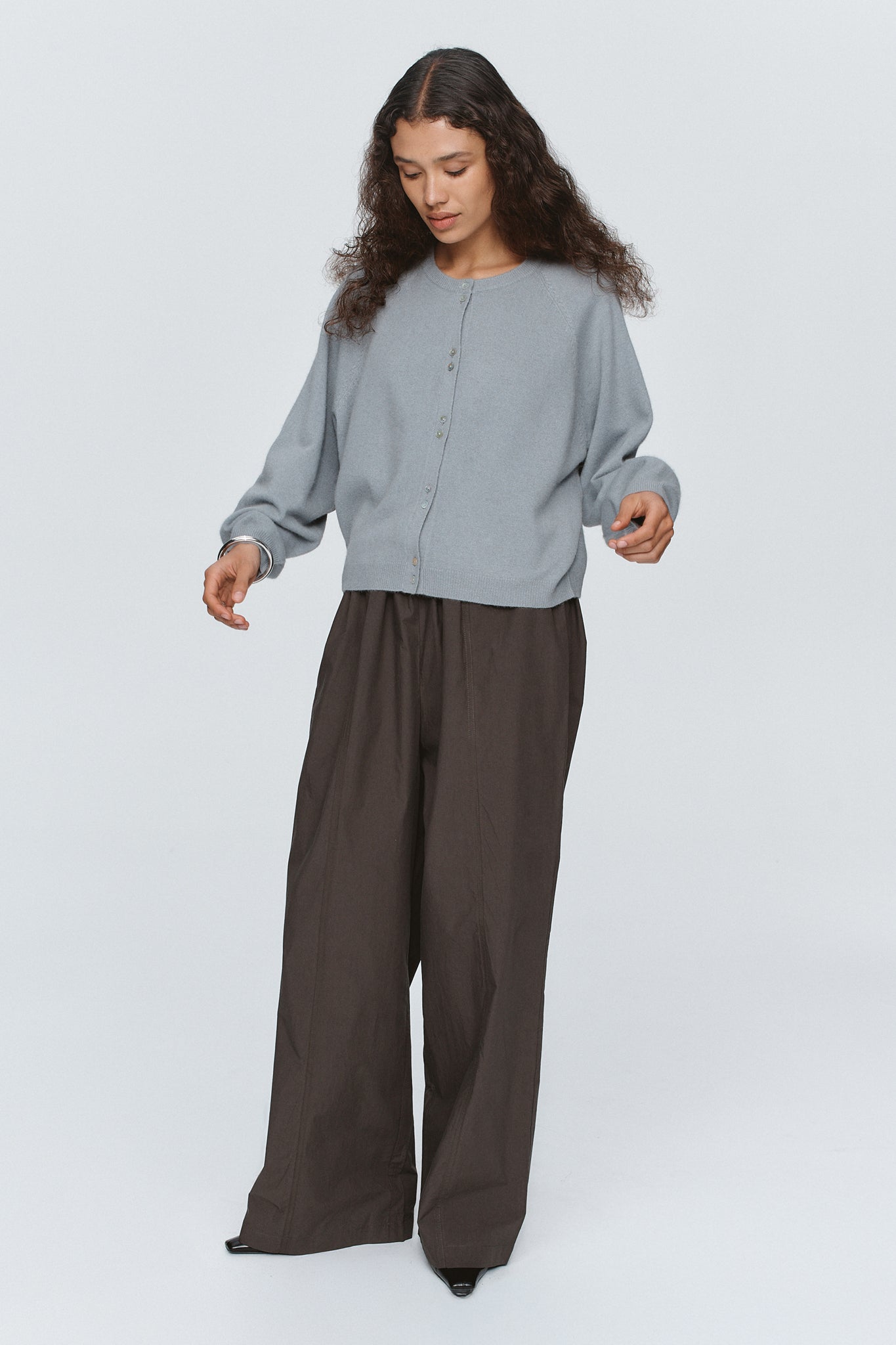 BABETTE CARDIGAN - HEATHER