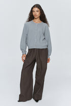 BABETTE CARDIGAN - HEATHER