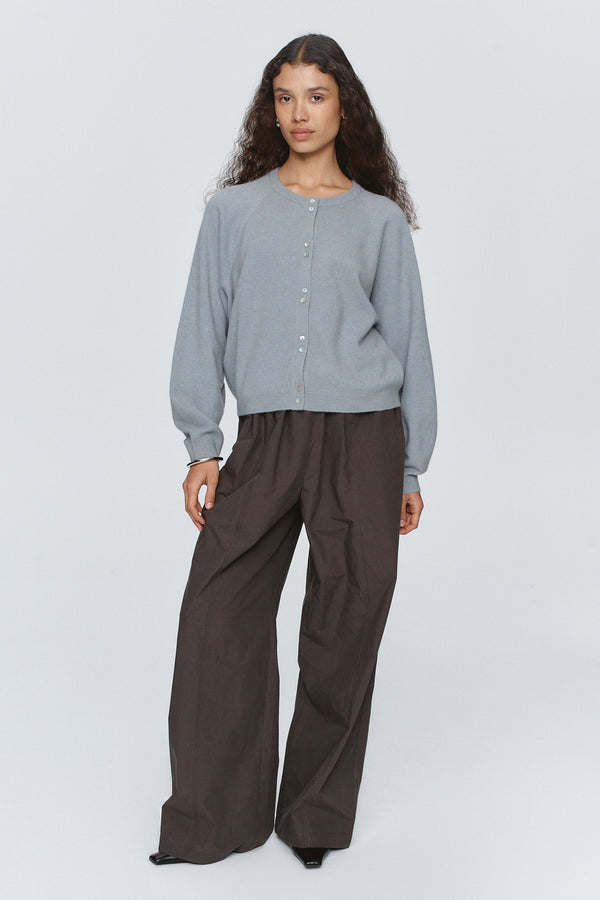 BABETTE CARDIGAN - HEATHER