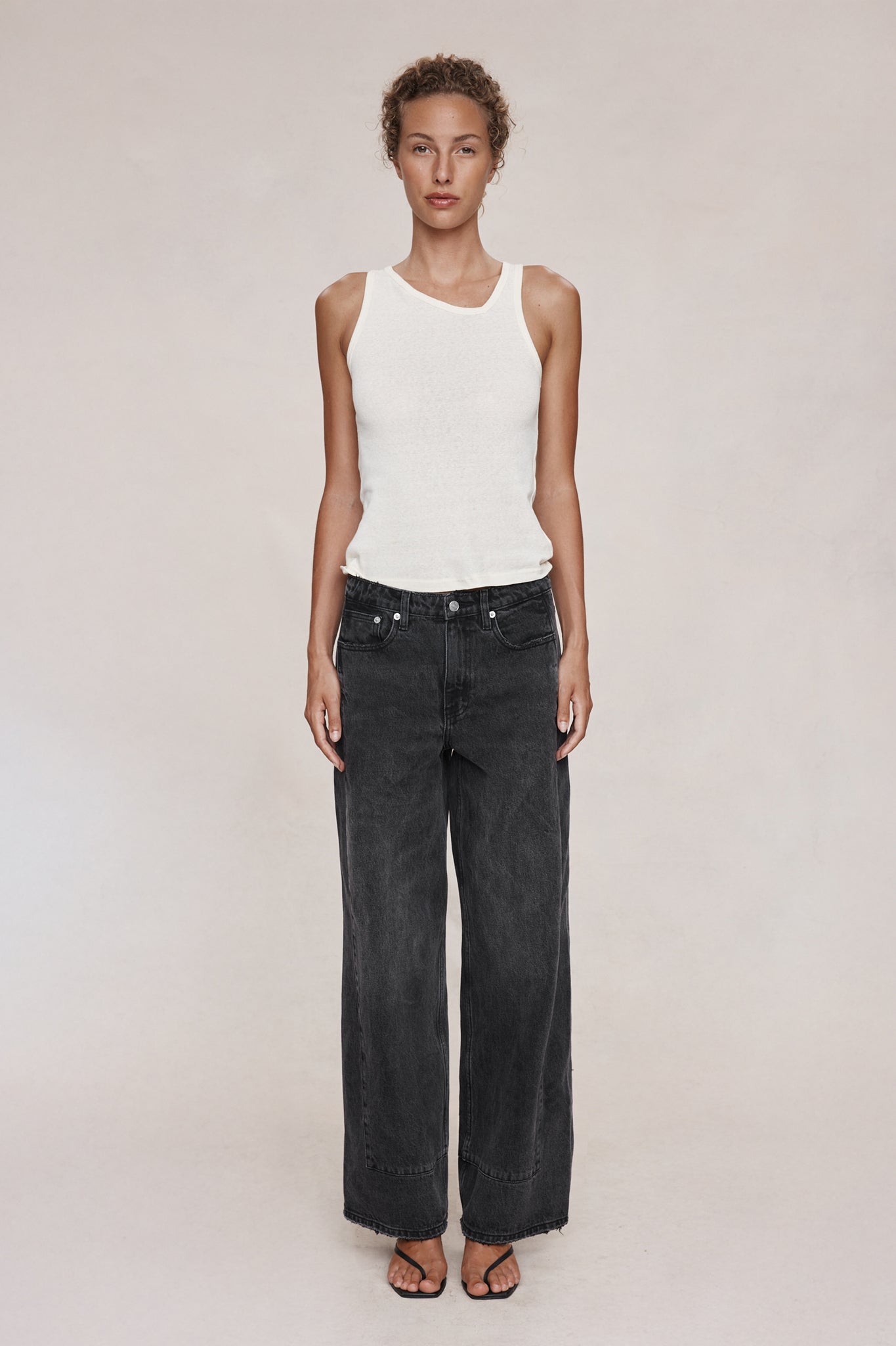 BORDER JEAN - FADED BLACK