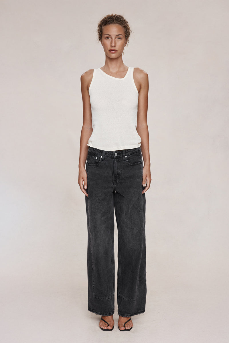 BORDER JEAN - FADED BLACK