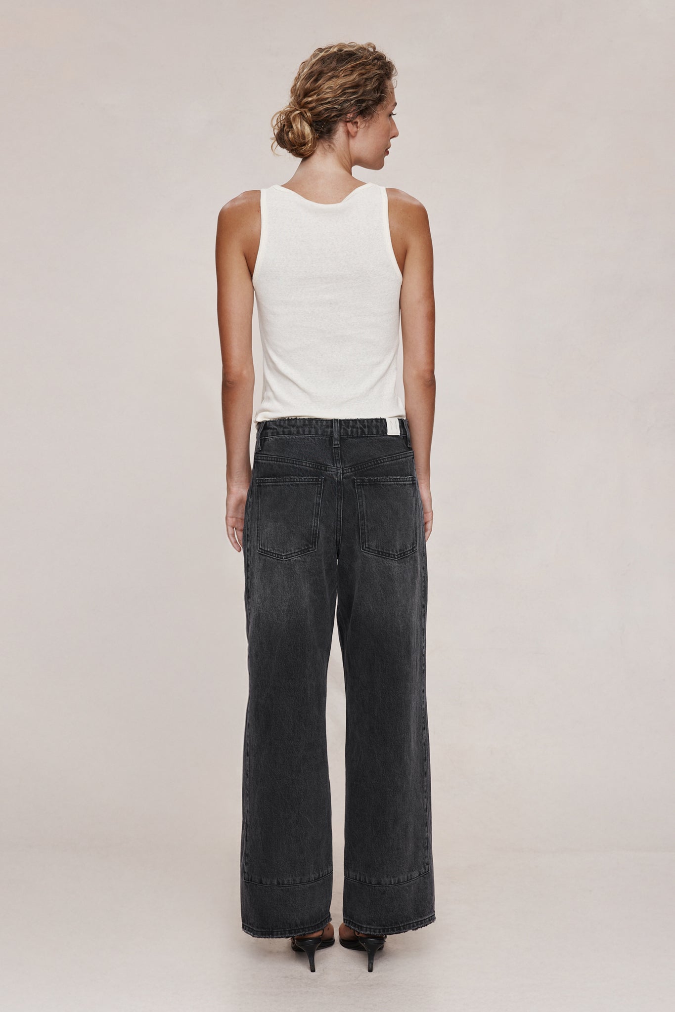 BORDER JEAN - FADED BLACK