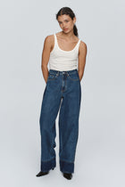 BORDER JEAN - INDIGO/WASHED INDIGO