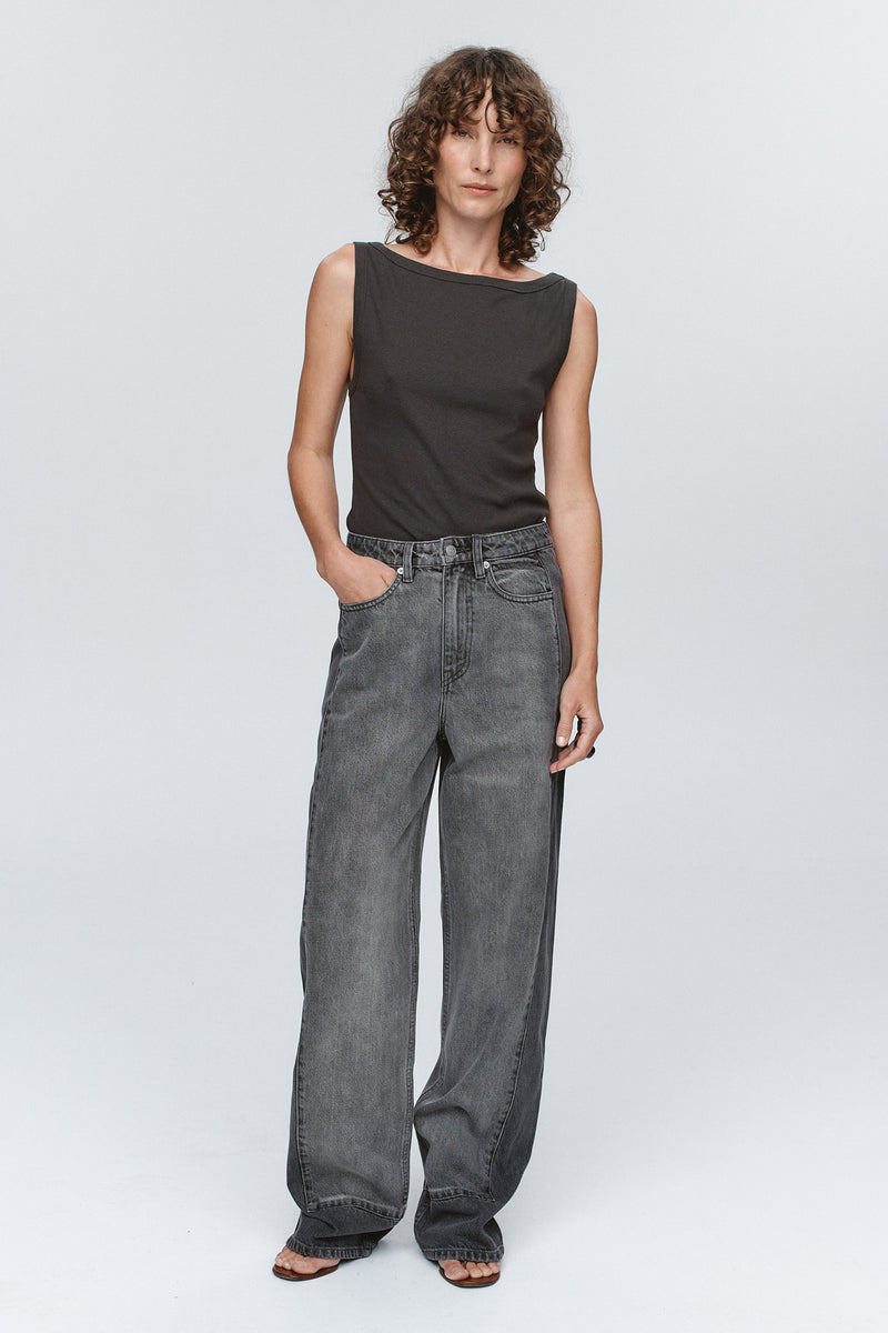 BORDER JEAN - STONE
