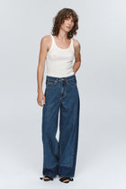 BORDER JEAN - WASHED INDIGO