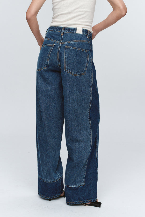 BORDER JEAN - WASHED INDIGO