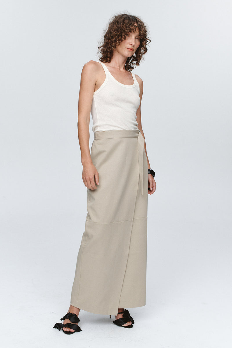 CAIN SKIRT - MOSS