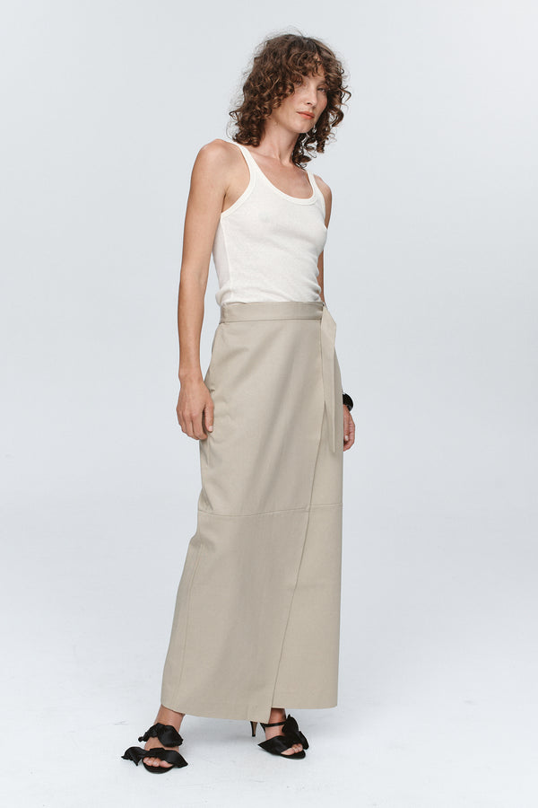 CAIN SKIRT - MOSS