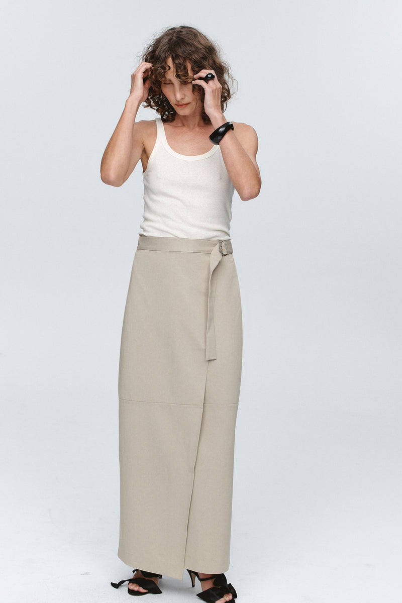 CAIN SKIRT - MOSS
